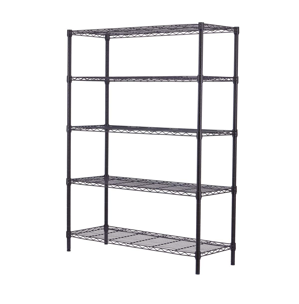 5-Tier Metal Storage Garage Shelving / Metal Garage Wire Rack