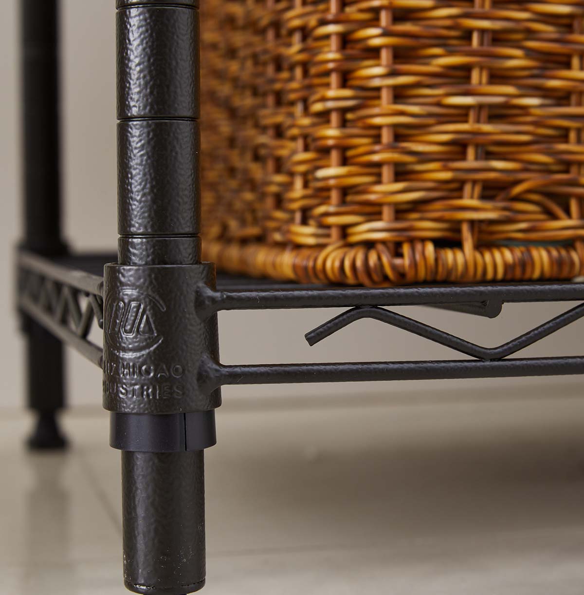 4-tier metal utility rolling cart Manufacturing