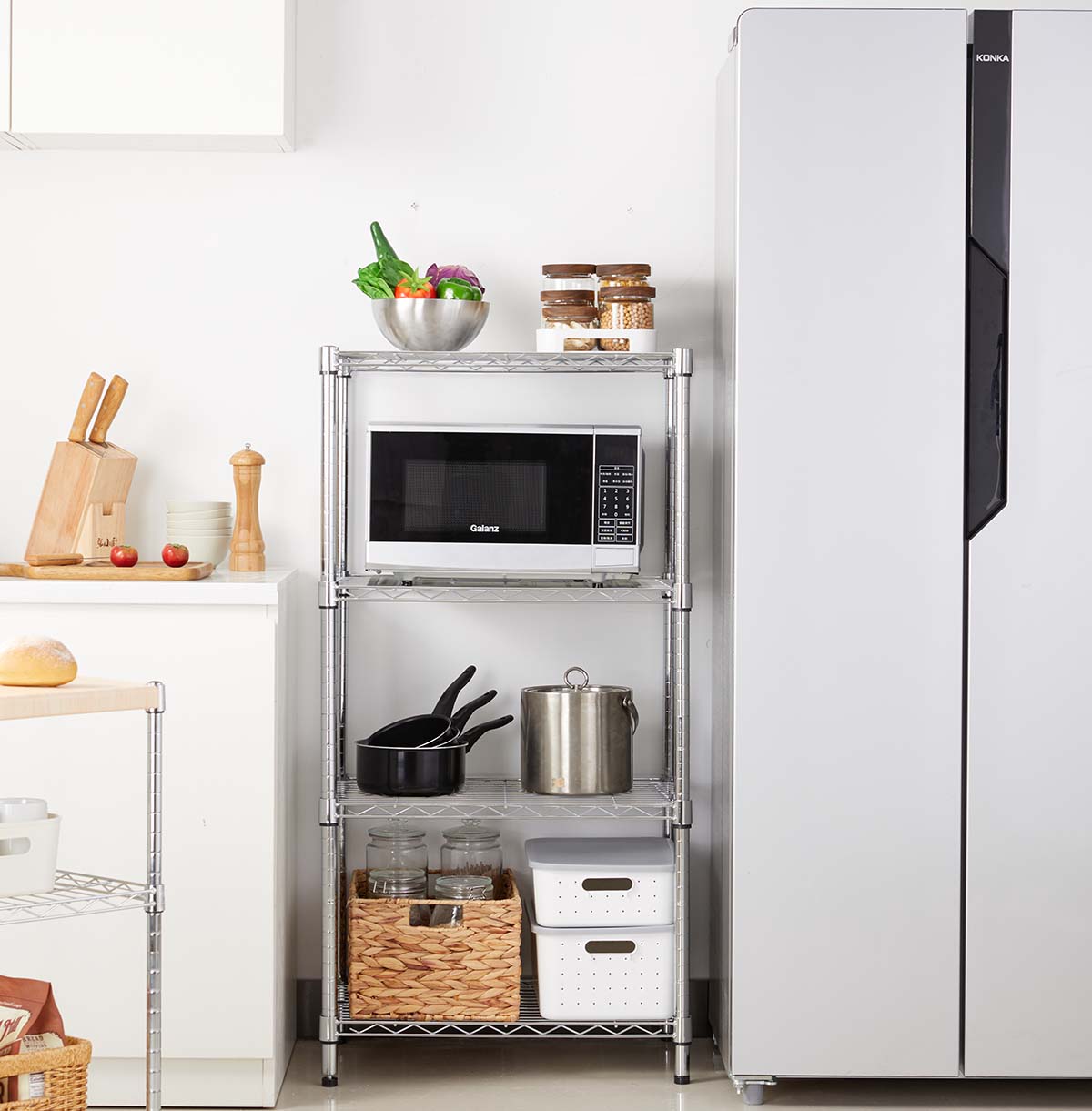 microwave stand countertop Manufacturing