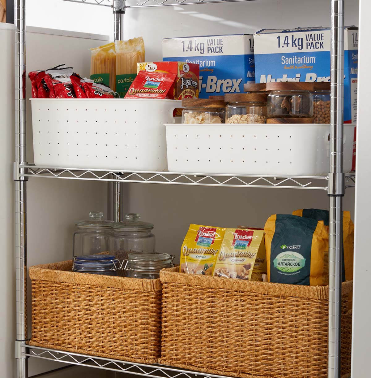 wire basket shelving unit company