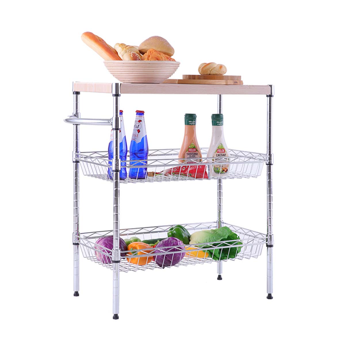 3 tier wire shelving unit distributors
