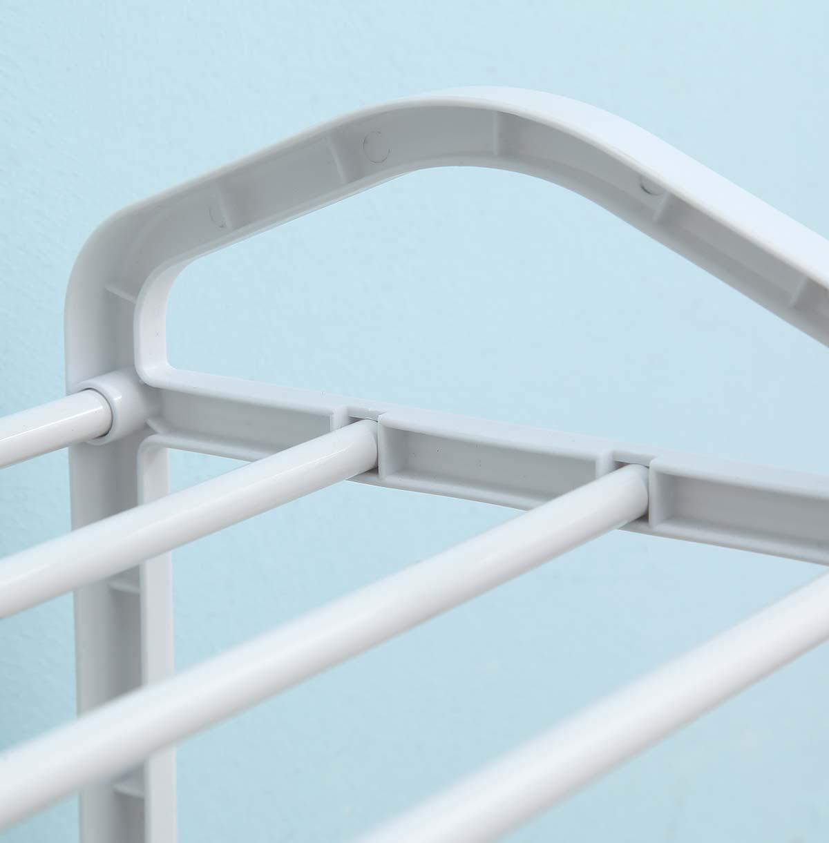 Metal Shoes Rack - white