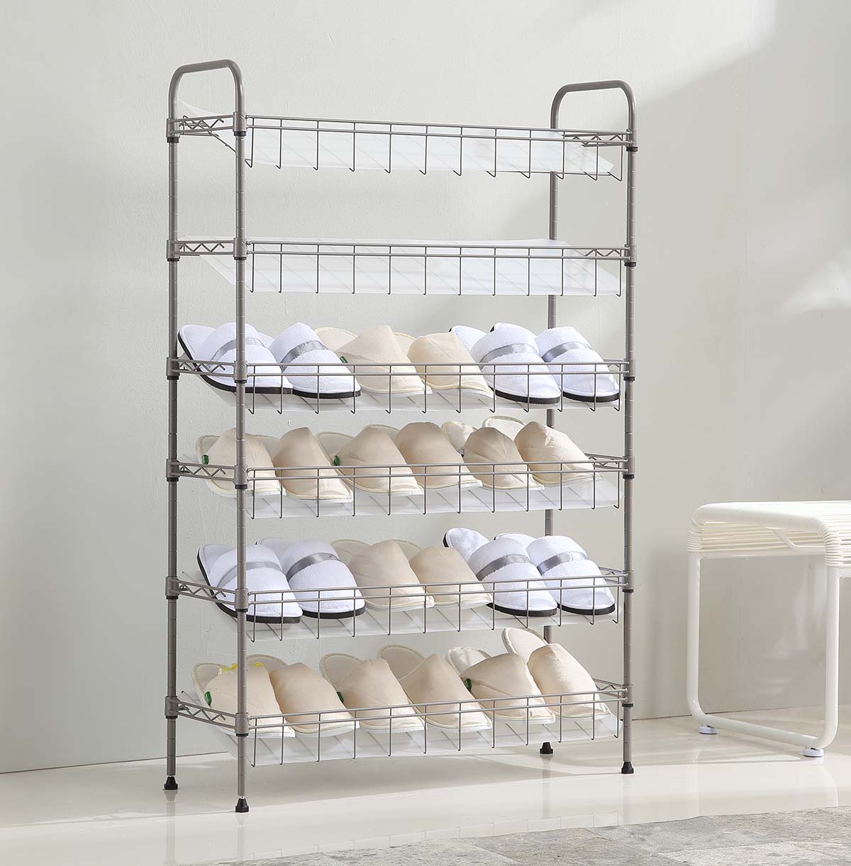 storage shelving unit with wheels