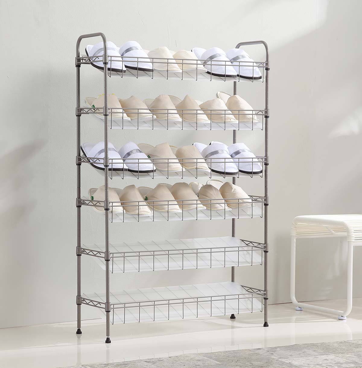 storage shelving unit with wheels