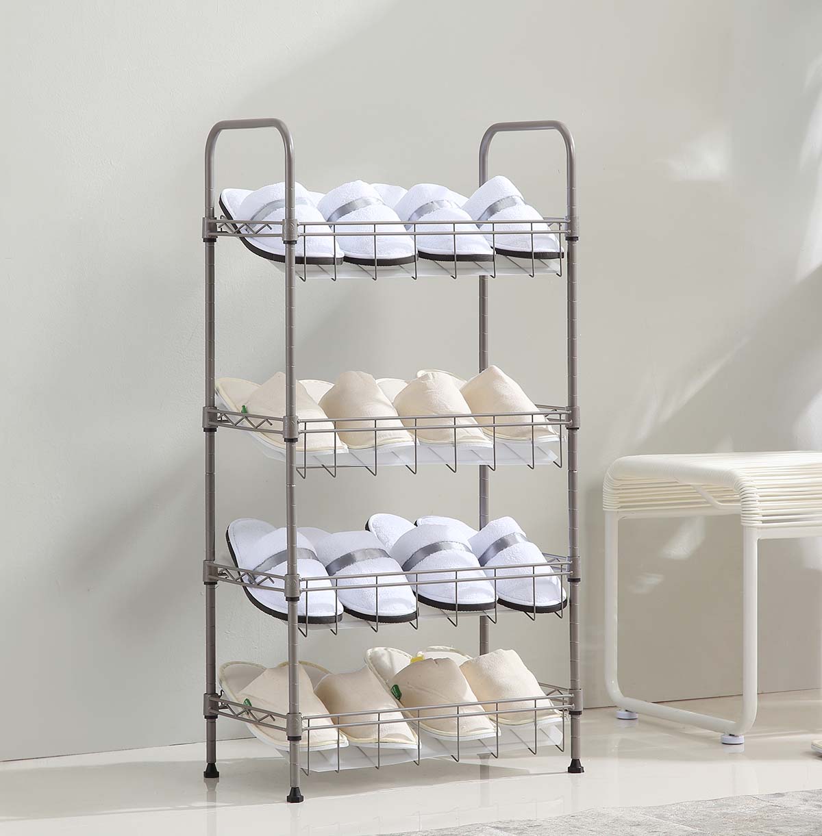 4-Tier Metal Shoes Rack