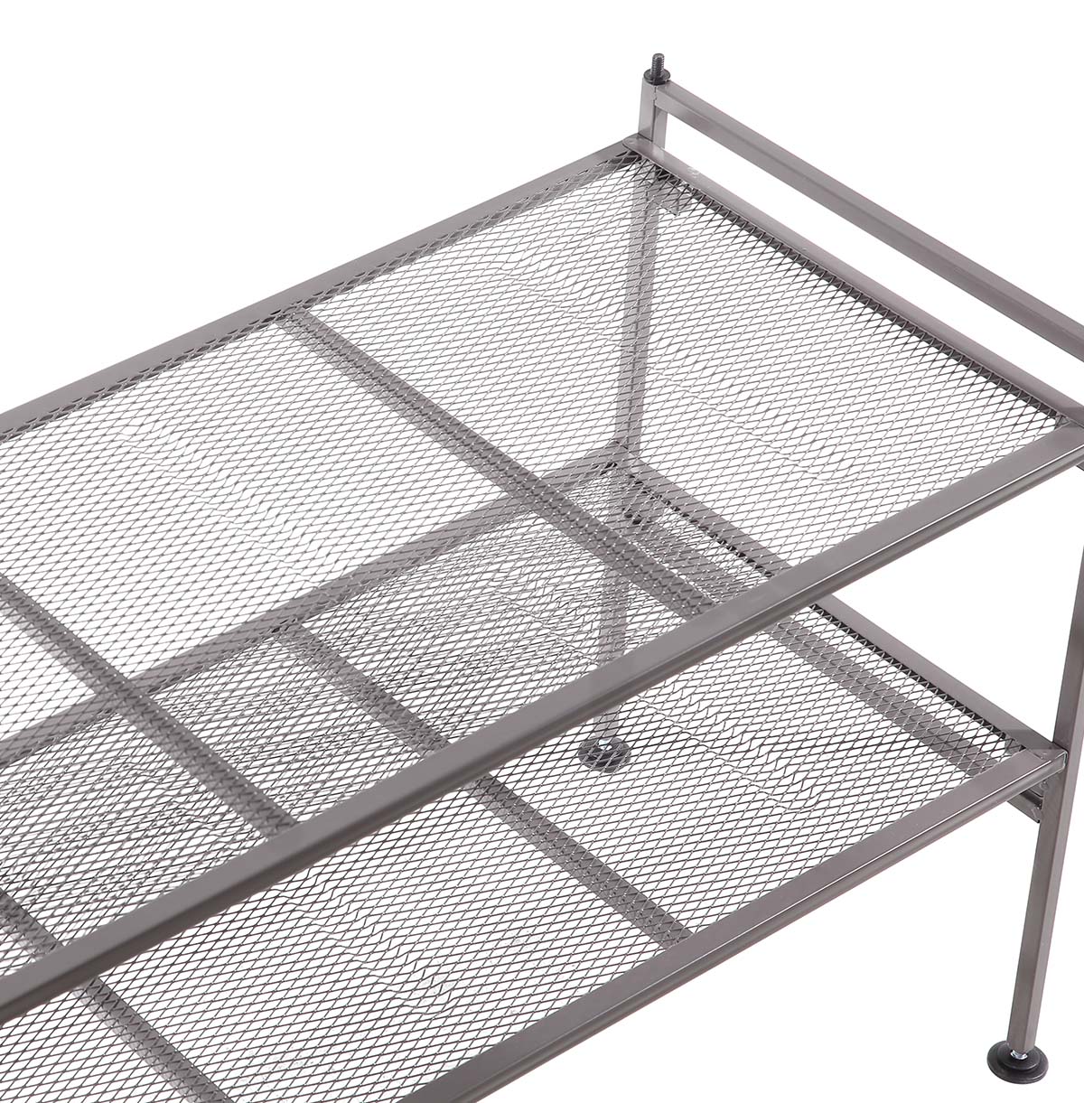2 tier steel wire shelf distributors
