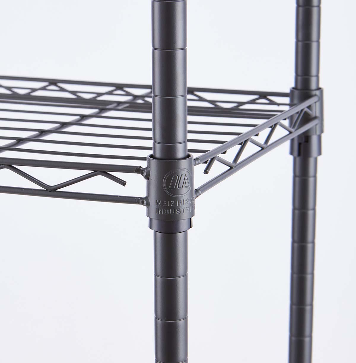 for living 4-tier chrome wire shelf