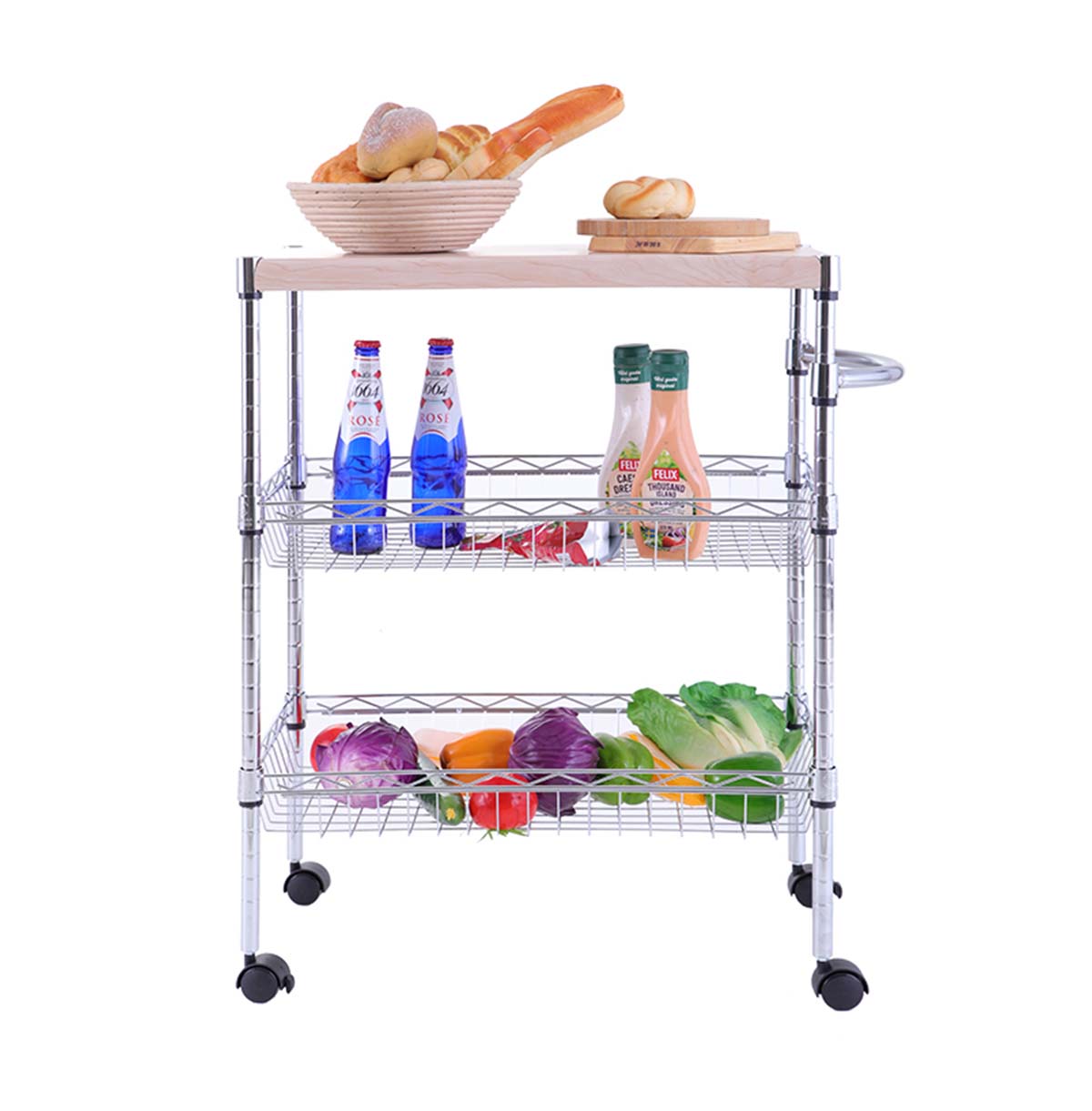 3 tier wire shelving unit Vendor