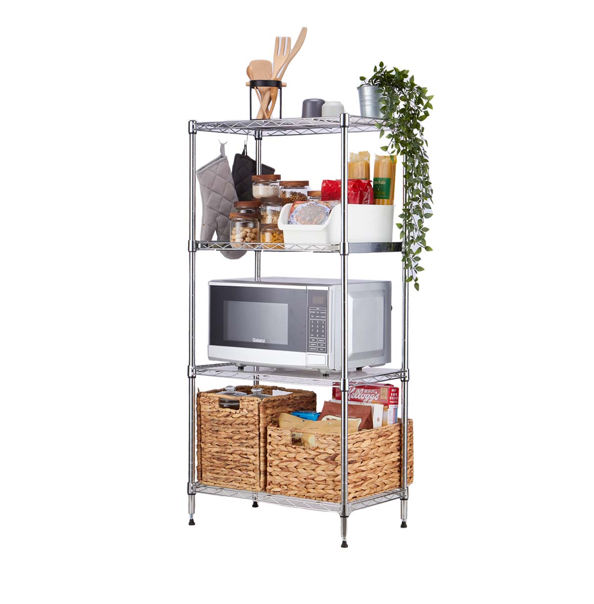 wire kitchen/pantry shelving unit sales
