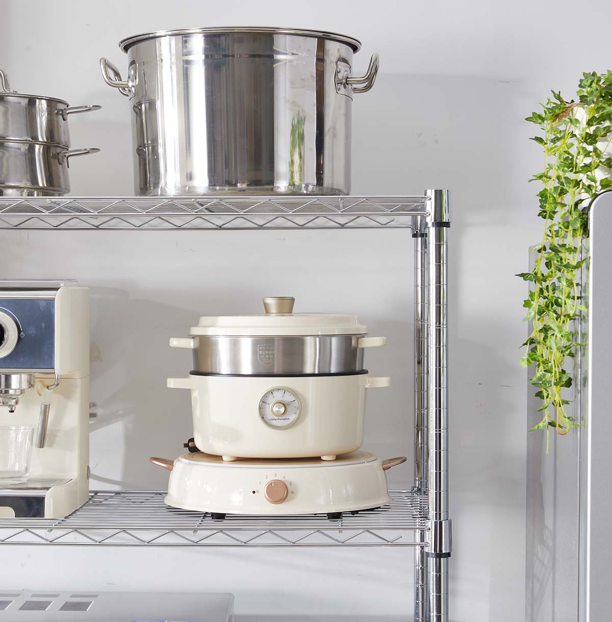 5 shelf wire storage rack Vendor