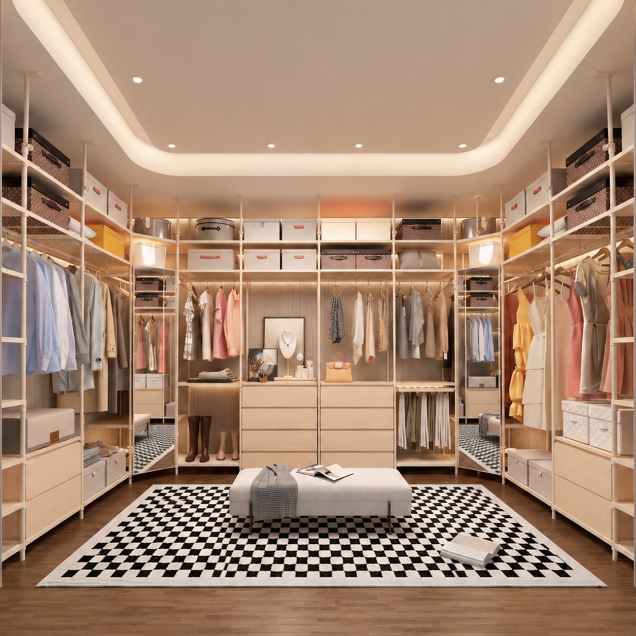 Metal Walk-In Closet Systems